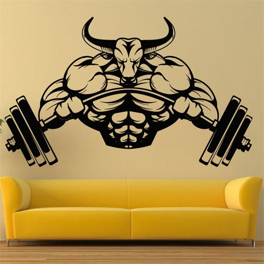 Sports Equipment Poster - Gym Sticker Fitness Bodybuilding Posters Spier