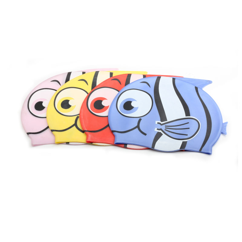 Swim Cap Silicone - Jongens Meisjes Siliconen Elastische Badmuts Waterdichte