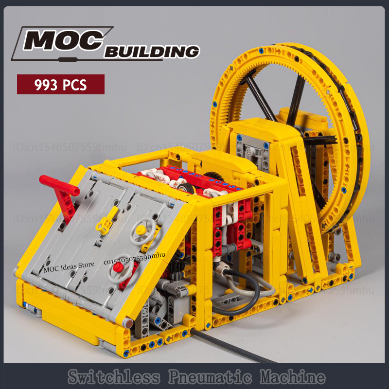 Sports Equipment Factory - MOC Bouwstenen GBC Module Schakelloze Pneumatische