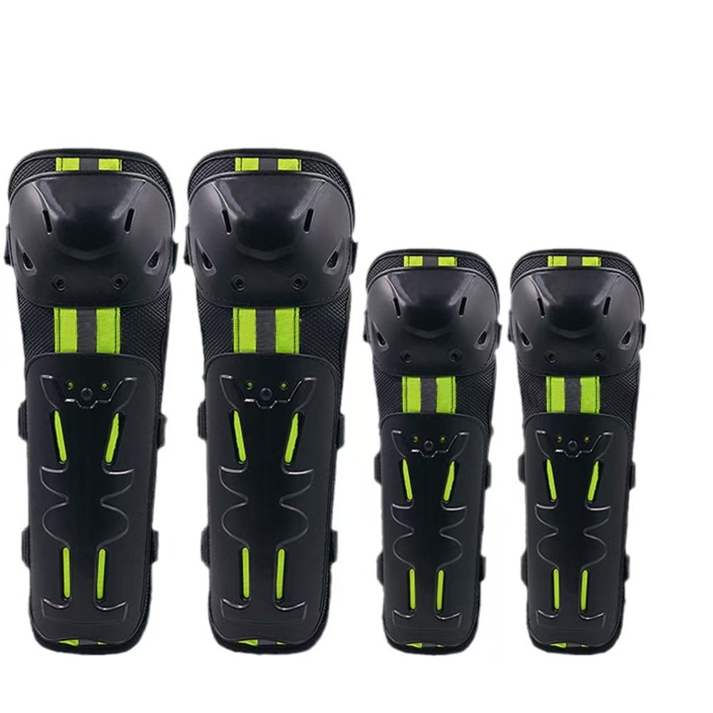 Sports Equipment Knee Support - Groen Rood Motorfiets Kniebeschermers en Elleboogbeschermers
