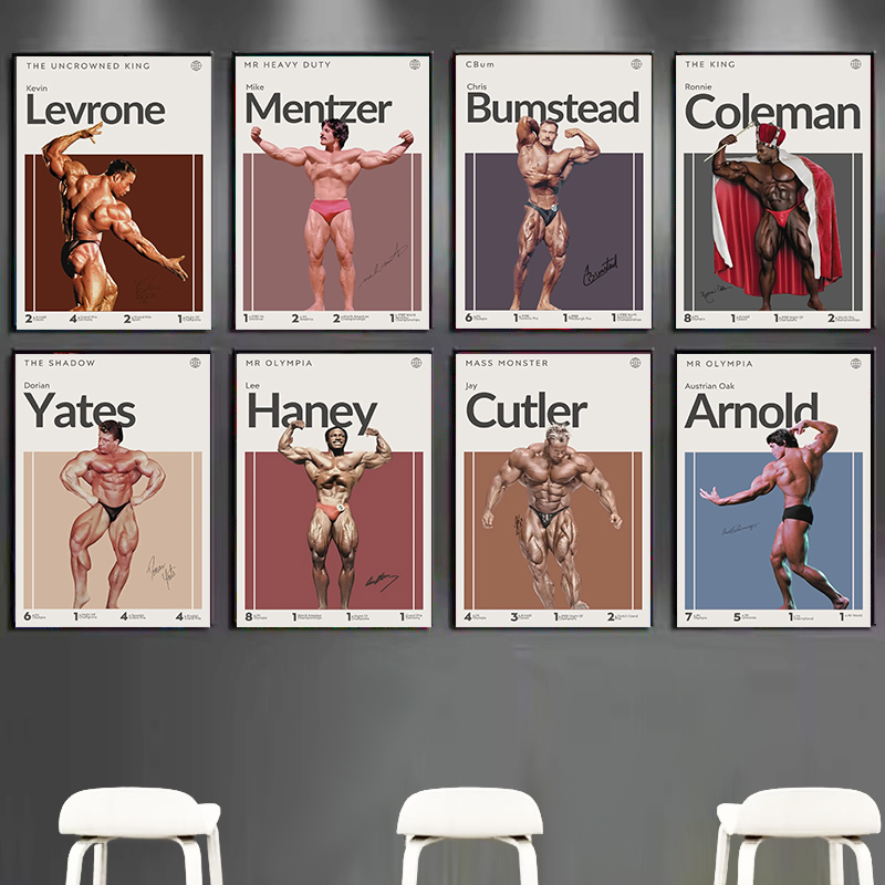 Sports Equipment Poster - Motivatie Bodybuilder Poster Bumstead Coleman Mr