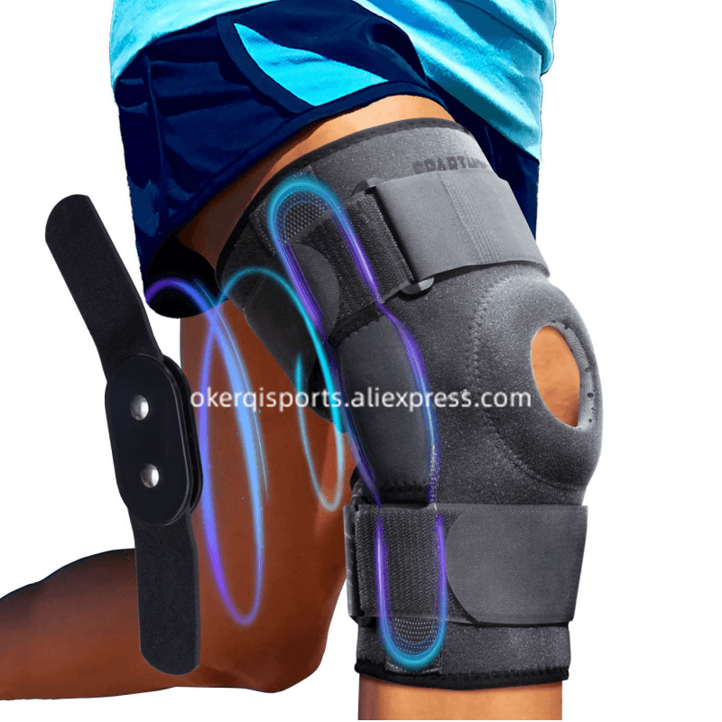 Sports Equipment Knee Support - Knieondersteuning 1Pc Sportentertainment Verstelbare Training En