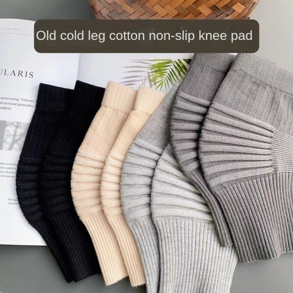 Sports Equipment Knee Support - 1 paar warme katoenen sportkniebeschermers compressie