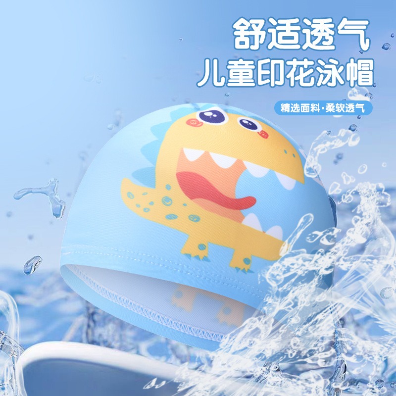Leuke dinosaurusprint kinderzw - Swim Cap Silicone recensie en prijs
