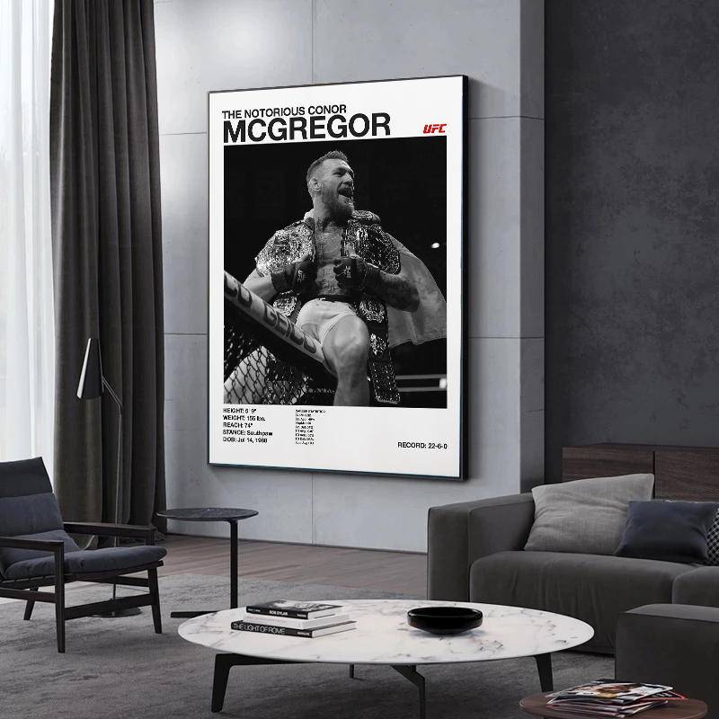 Zwart-wit vechtkampioenschap C - Sports Equipment Poster recensie en prijs