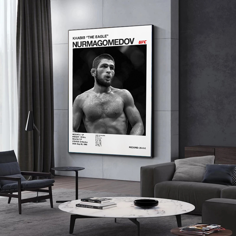 Zwart-wit vechtkampioenschap C - Sports Equipment Poster recensie en prijs