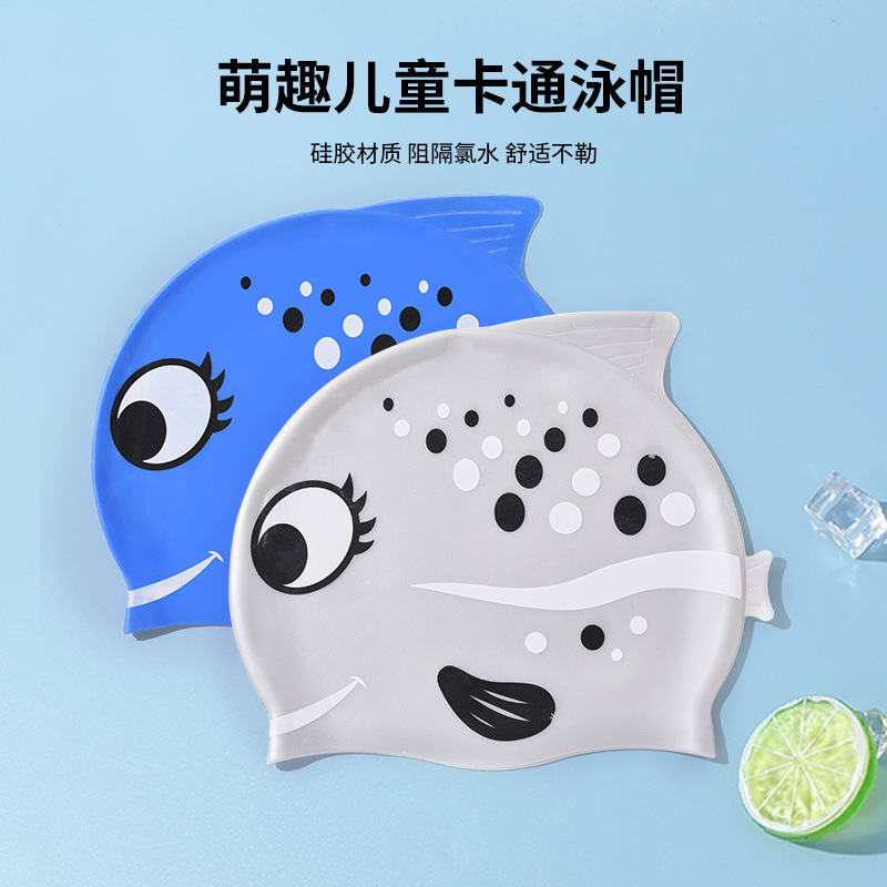 1PC Leuke Cartoon Visprint Sil - Swim Cap Silicone recensie en prijs