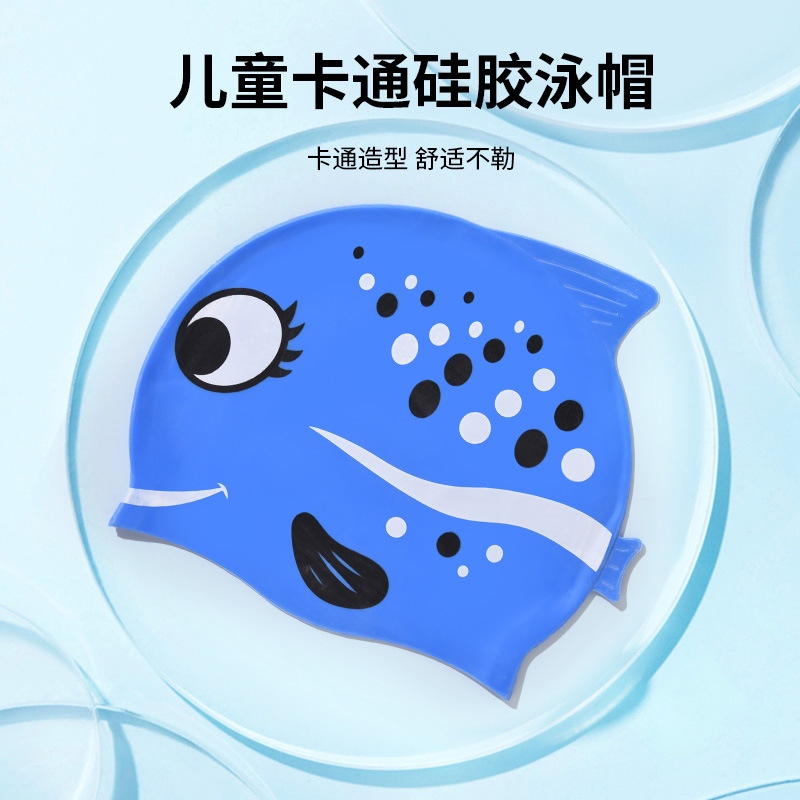 1PC Leuke Cartoon Visprint Sil - Swim Cap Silicone recensie en prijs