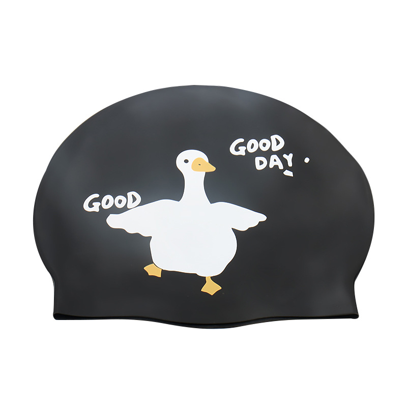 Siliconen cartoon badmuts voor - Swim Cap Silicone recensie en prijs