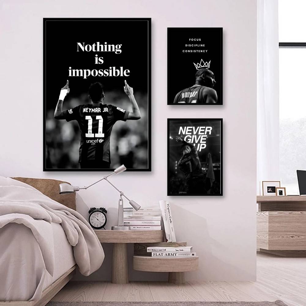 Zwart-wit sport wanddecoratie  - Sports Equipment Poster recensie en prijs