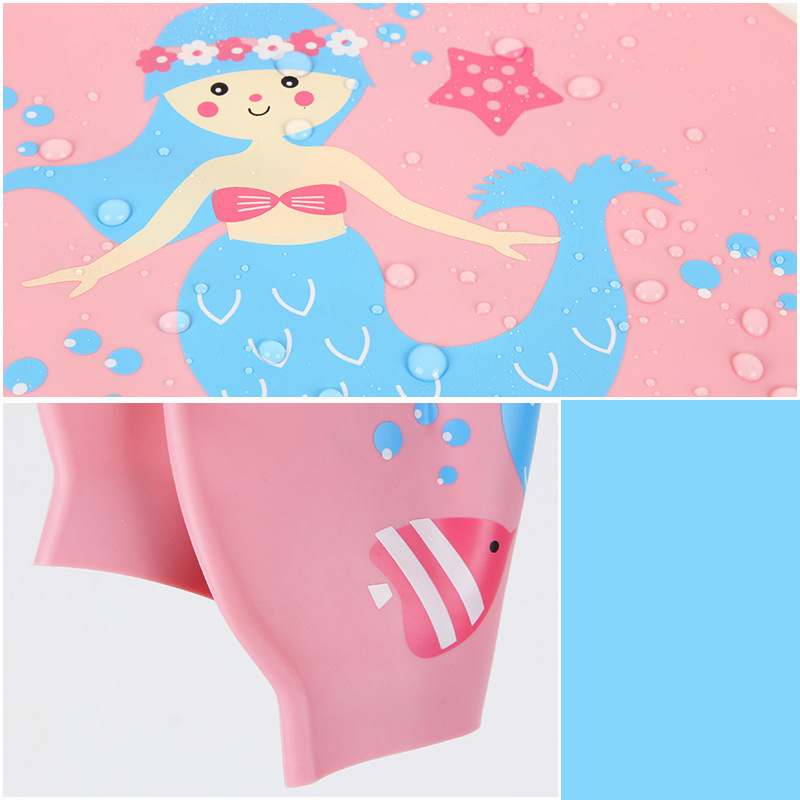 Siliconen cartoon badmuts voor - Swim Cap Silicone recensie en prijs