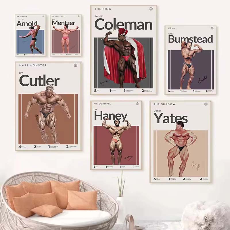 Motivatie Bodybuilder Poster B - Sports Equipment Poster recensie en prijs