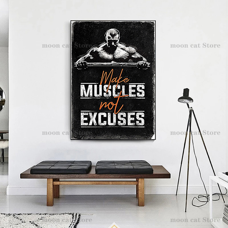 Fitness Sport Poster Bodybuild - Sports Equipment Poster recensie en prijs
