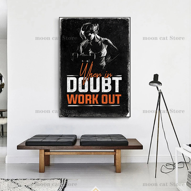 Fitness Sport Poster Bodybuild - Sports Equipment Poster recensie en prijs