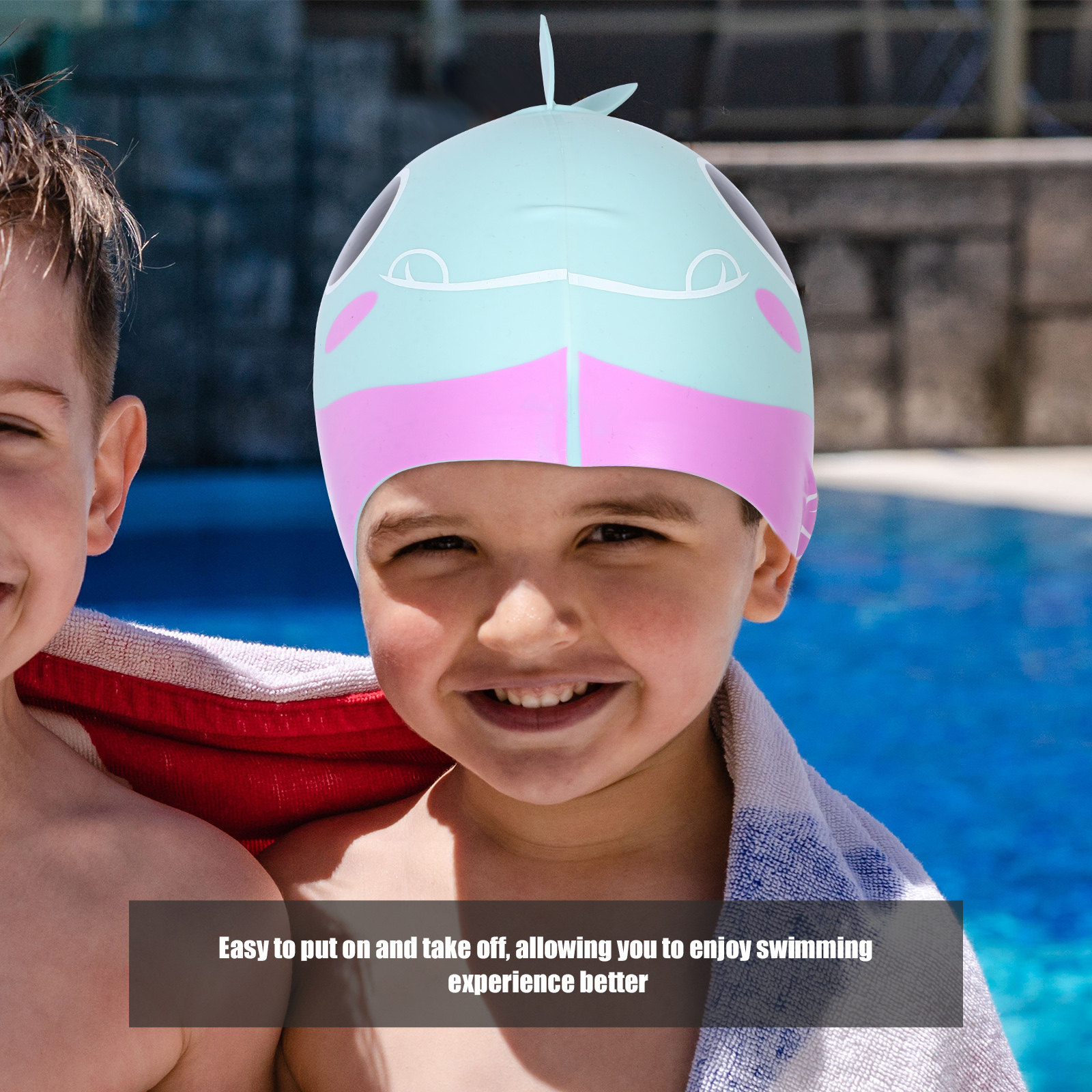 Zwemkap Hoed Kinderen Stoffen  - Swim Cap Silicone recensie en prijs